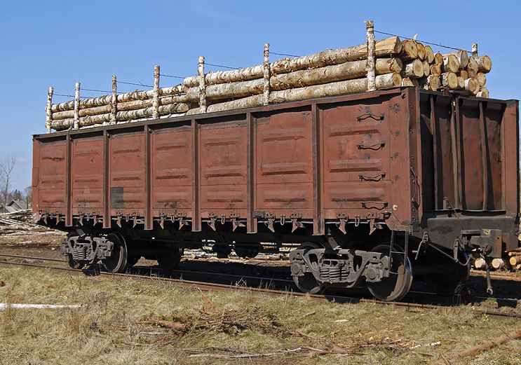 Перевозка ЛЕСА вагонами из Вологды в Севастополь