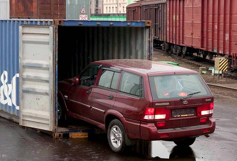 Перевезти жд контейнером автомобиль цены из Читы в Владимира